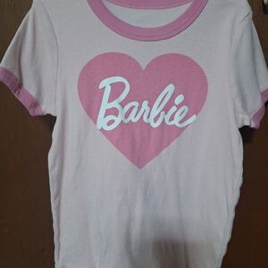 Barbie Pink Heart Short Sleeve Tee